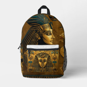 Golden Ancient Print   Cut & Sew Bag