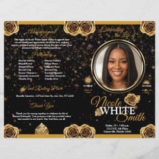 Golden and Black Life Celebration Program