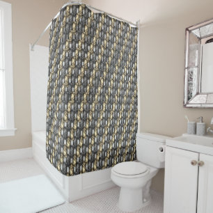 Golden and grey stain, carved rectangular pieces