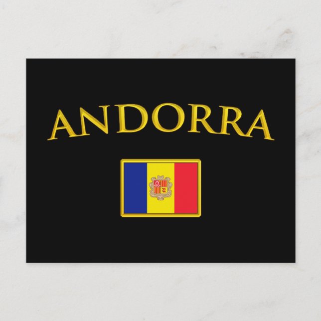 Golden Andorra Postcard (Front)