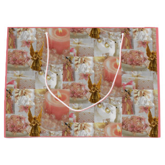 Golden Angel and Decorations Gift Bag