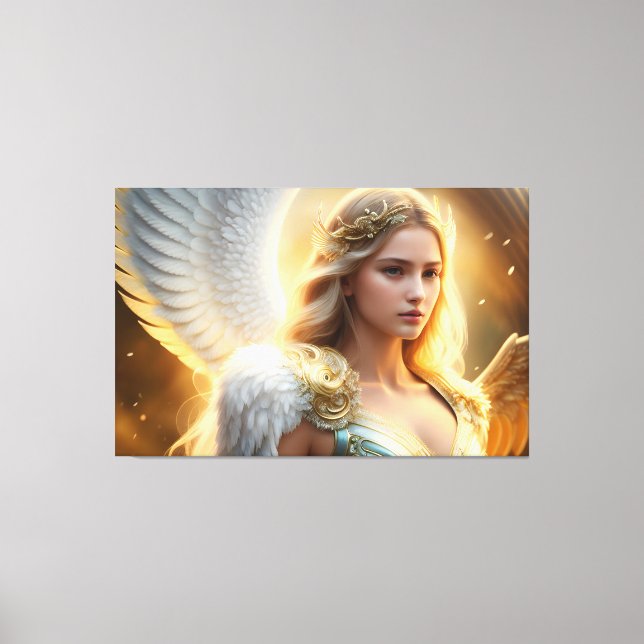 Golden Angel  Canvas Print (Front)