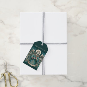 Golden Angel of Peace Gift Tags