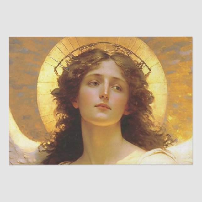 Golden Angel Spirit of the Morning  Tissue Paper (Front)