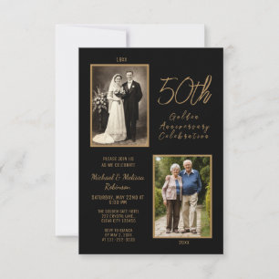 Golden Anniversary Celebration Photo Invitation