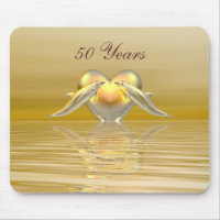 Golden Anniversary Dolphins and Heart