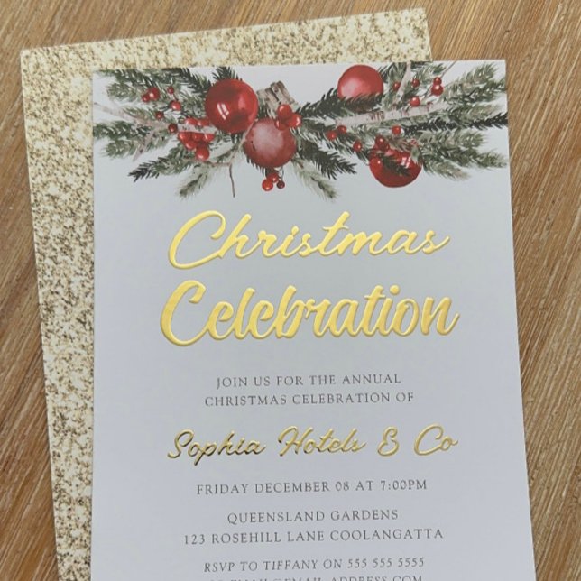 Golden Annual Christmas Party Celebration Gold (Creator Uploaded)