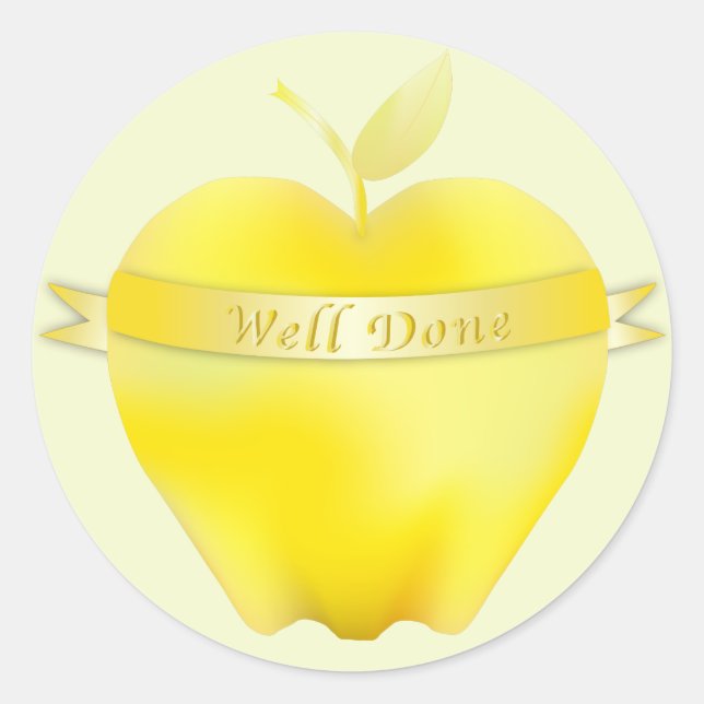 Golden Apple Praise Stickers (Front)