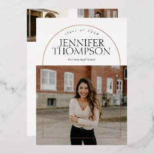 Golden Arch Minimalist Modern Graduation