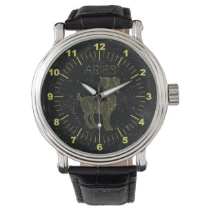 Golden Aries Watch