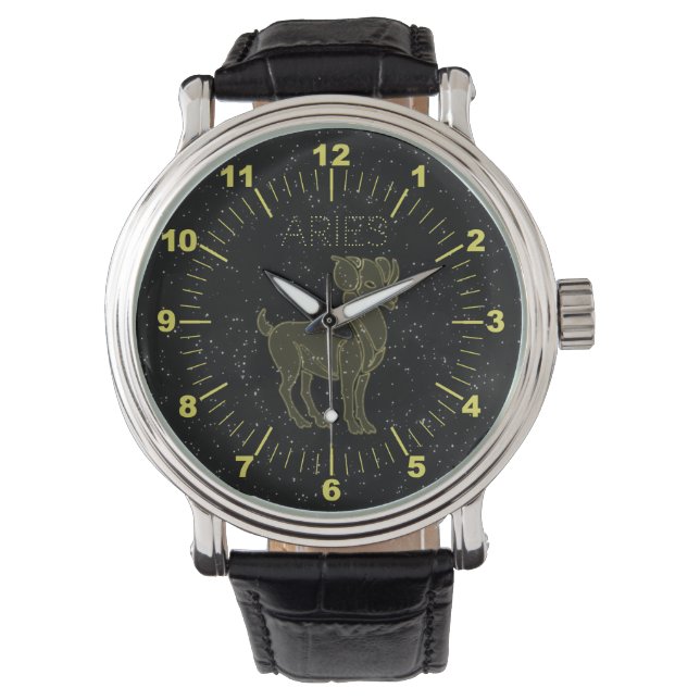 Golden Aries Watch (Front)