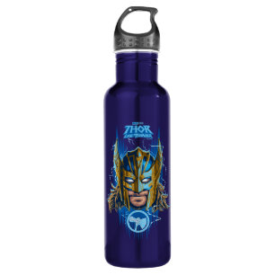 Golden Armor Thor Helmet Graphic 710 Ml Water Bottle