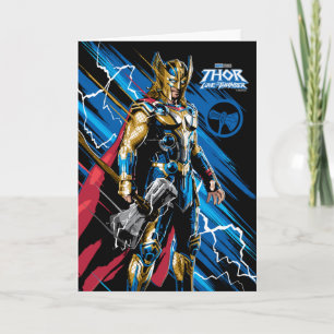 Golden Armour Thor Electric Character Graphic Card