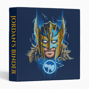 Golden Armour Thor Helmet Graphic Binder