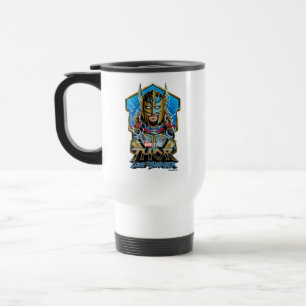 Golden Armour Thor Love and Thunder Graphic Travel Mug