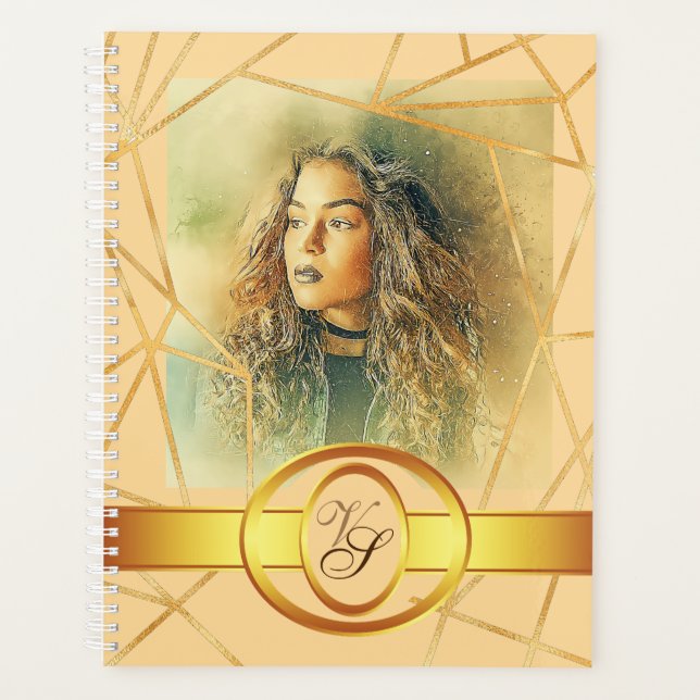 Golden Arrière - plan Girl Mode Moderne Élégant (Devant)