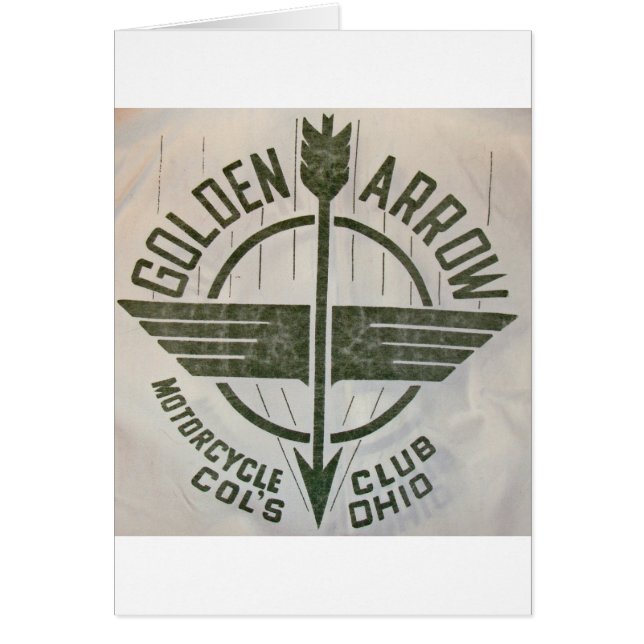 Golden Arrow Motorcycle Club Logo (Front)