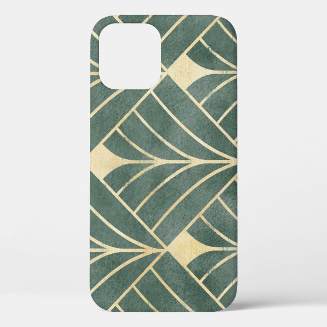 Golden Art Deco: Luxurious Seamless Style Case-Mate iPhone Case (Back)
