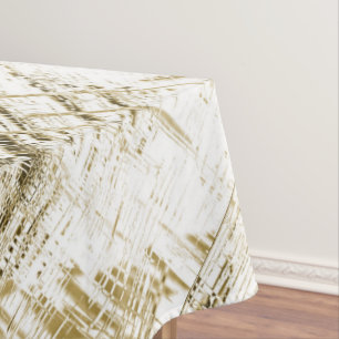 Golden Art Deco Tablecloth