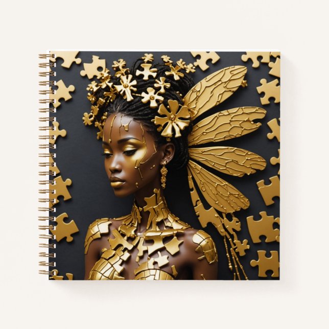 Golden Ascension Notebook (Front)