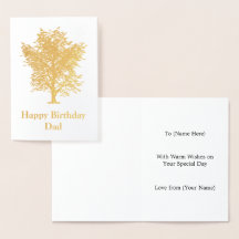 Golden Ash Tree Design - Elegant Male