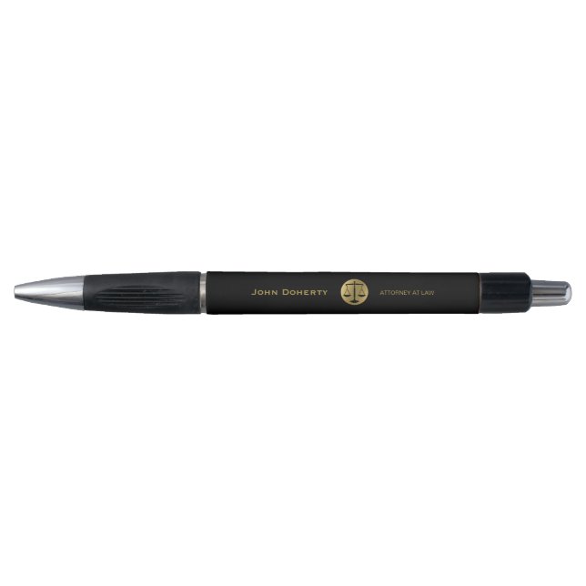 Golden ATTORNEY AT LAW | Professional Pen (Front)
