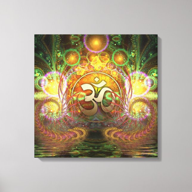 Golden Aum Dreams Canvas (Front)