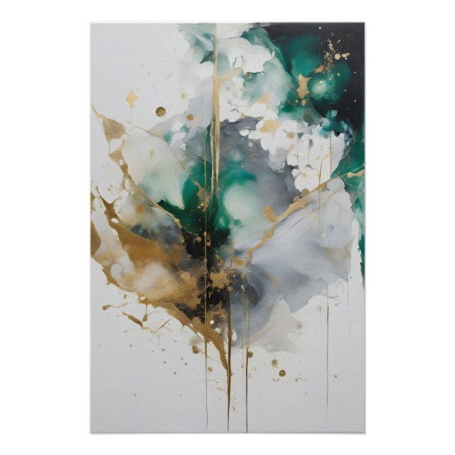 Golden Aurora Poster (Front)