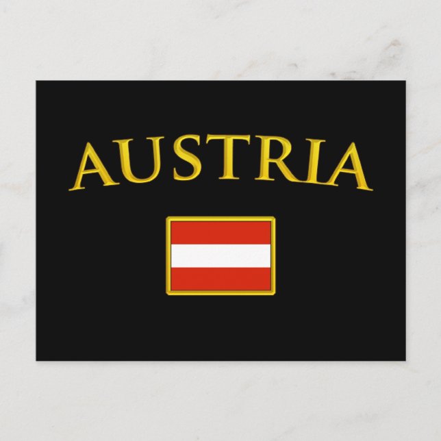 Golden Austria Postcard (Front)