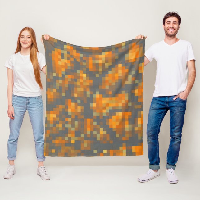 Golden Autumn Fleece Blanket (In Situ)