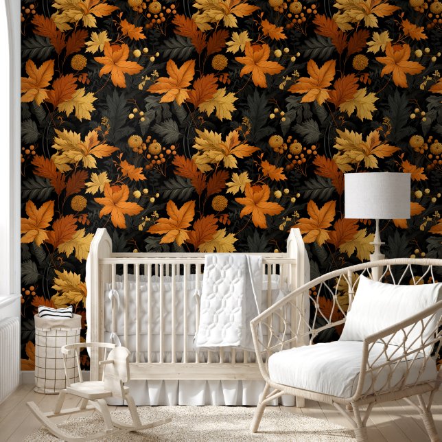 Golden Autumn Foliage Wallpaper (Kids)