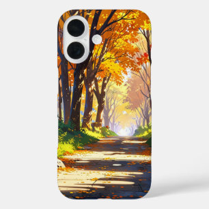 Golden Autumn Forest iPhone 16 Case