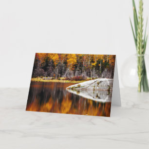 Golden Autumn Greeting Card