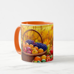 Golden autumn harvest mug
