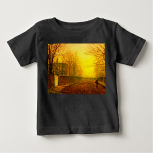 Golden Autumn John Atkinson Grimshaw Baby T-Shirt