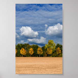 golden autumn poster