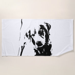 Golden Autumn Sentinel Beach Towel