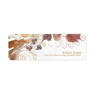 Golden Autumn Wedding Berries ID655