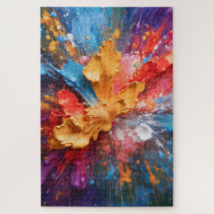 Golden Awakening – An Explosion of Colors & Energy Jigsaw Puzzle