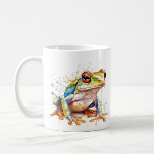 Golden Azure Tree Frog Coffee Mug