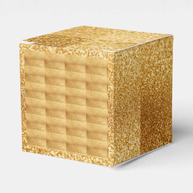 golden balloon favor box (Front Side)