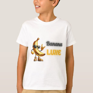 Golden Banana - Cool Fruit with Rockstar Attitude T-Shirt