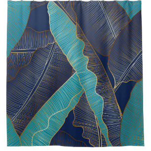 Golden Banana Leaf: Luxury Pattern.