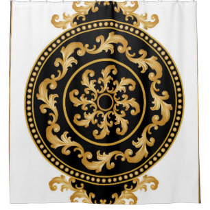 Golden baroque, chains, black decor
