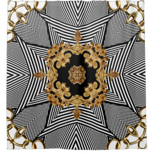 Golden Baroque: Elegant Chains Ornament
