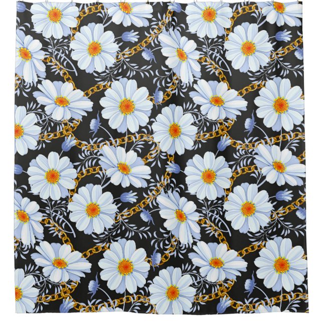 Golden Baroque: Floral Chain Texture (Front)