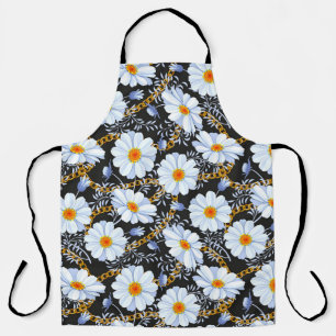 Golden Baroque: Floral Chain Texture Apron