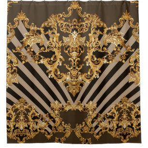 Golden baroque: geometric pattern design