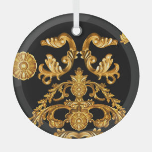Golden Baroque, Ornamental Elements. Glass Ornament