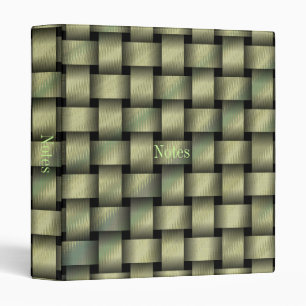 Golden Basket Weave Binder